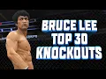 BEST 30 KNOCKOUTS BRUCE LEE EA Sports UFC 4 Gameplay