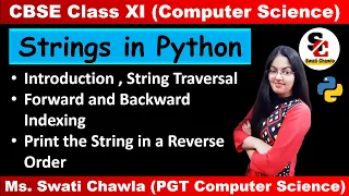 String in Python Class 11 String Manipulation Class 11 Computer Science