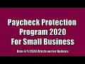 What You Need To Know About The Paycheck Protection Program