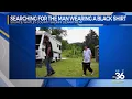 Authorities searching for man in connection with a burglary