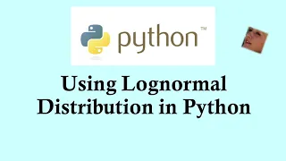 Doing statistics using Python programming - Using Lognormal distribution in Python