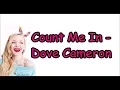 Download Lagu dove cameron (count me in)