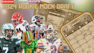 Dynasty Superflex Rookie Mock Draft 2024