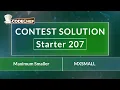 Maximum Smaller MXSMALL Starter 207 CodeChef Solution