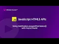 16 Using Notification requestPermission with Async Await