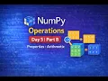 NumPy for Data Science in Nepali Day 5 Part B Array Properties and Operations