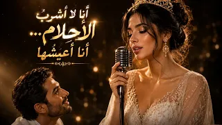 حبيبتي اشربي شيئا من الحلم معي   أنا لا أشرب الأحلام أنا أعيشها   النسخة الاصلية دندنها