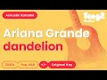 Download Lagu Ariana Grande - dandelion (Acoustic Karaoke)