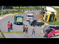 Lagu Detik Detik Truck Netral Meluncur Kencang Mini Truk Ngelak Melintang, Bus Akap Laka, Truck Box Jatuh