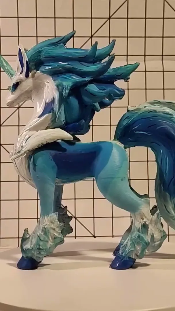Cryocorn - The Frozen Unicorn Model: FREE for Personal Use
