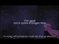 Download Lagu clams casino \u0026 imogen heap - i'm god (no drums + slowed + reverb) [with lyrics]