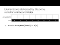 V13 - Arrays Overview