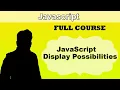 javascript display possibilities Javascript innerHtml alert documents write console log