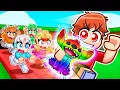 Download Lagu Techy Plays Steal A STICH In Roblox With MY CRAZY FAN GIRLS...