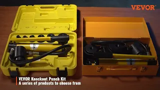 VEVOR Hydraulic Knockout Punch Kit - Smash Through Metal Like a Pro