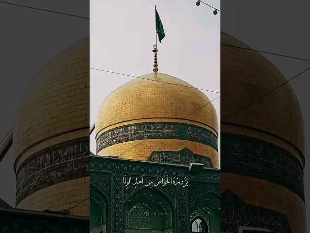 ⁣طوبى الى زائرِ مولانا الرضا 🌱🤍