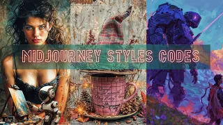 TOP MidJourney Style Codes & FREE Prompt Pack with 80! plus Art Styles to download. --sref.