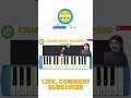 Download Lagu NOT LAGU KIDUNG WAHYU KOLOSEBO - SUNAN KALIJAGA | BELAJAR PIANIKA