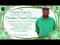 Davidson Samuel Quashie - The Celebration Of His Wonderful Life