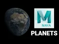 How To Make Planets In Maya