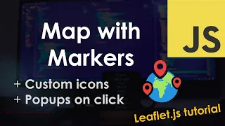 Map with Markers using Leaflet JavaScript Tutorial
