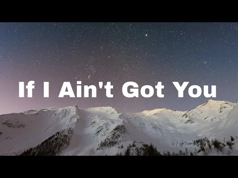 Download MP3 Alicia Keys - If I Ain't Got You (Lyrics)