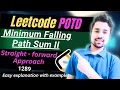 Minimum Falling Path Sum II Leetcode 1289 Straight - forward Approach
