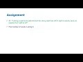 Assignment of String Methods