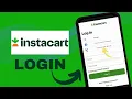 InstaCart Login How To Login InstaCart Account 2024