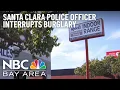 Santa Clara Police Officer Interrupts Burglary at Indoor Shooting Range
