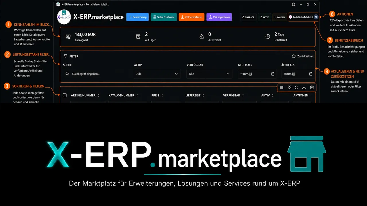 YouTube-Vorschaubild zu X-ERP.marketplace