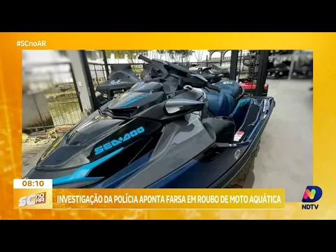 Investigação policial aponta farsa em roubo de moto aquática em Penha