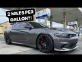 How Many Miles Per Gallon Does My 1 000WHP Hellcat Get SURPRISING