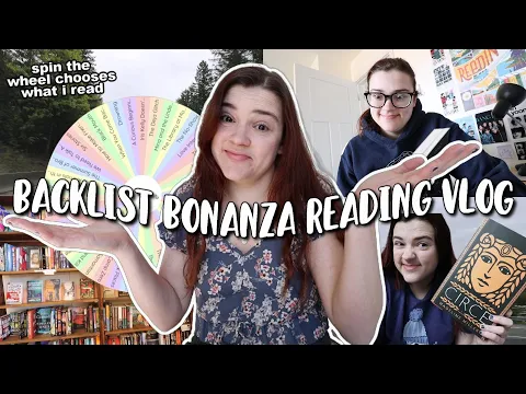 Download MP3 spin the wheel chooses which backlist books I read 👀 [backlist bonanza reading vlog episode 3]