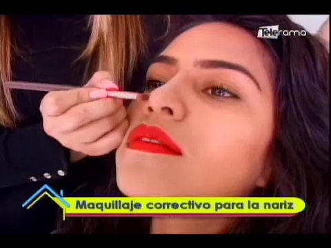 Maquillaje correctivo para la nariz