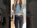 Download Lagu how to style BLACK FLARE LEGGINGS