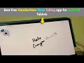 Best free Handwritten Note Taking app for Android Tablets