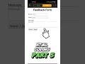 how to create html feedback form create html form simple html form