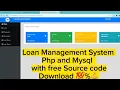 Loan Management System in PHP and Mysql with Source code Download
