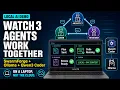 Watch a local AI agent swarm plan code review and coordinate work live on a Linux laptop