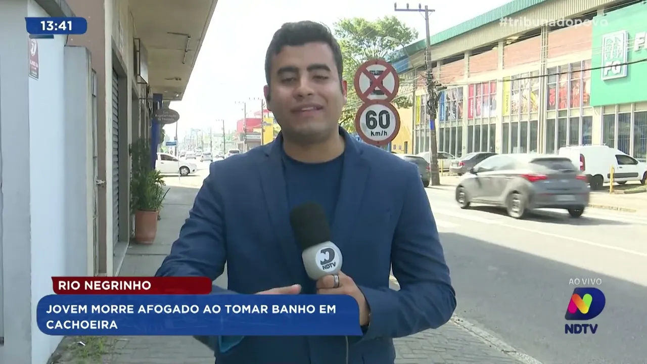 Rio Negrinho: jovem morre afogado ao tomar banho em cachoeira