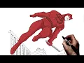 How To Draw Daredevil The Man Without Fear Step By Step Marvel