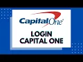 capital one login - capital one online banking login steps login sign in tutorial capital one
