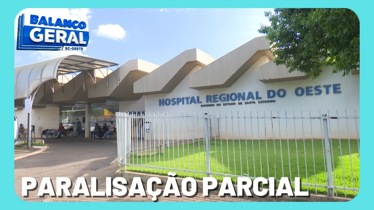 Médicos do Hospital Regional do Oeste estão em paralisação parcial