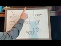 Fundations Trick words Sentence