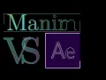Manim vs After Effects