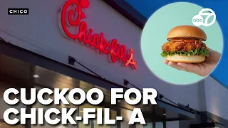 Chico Chick-fil-A Opens to Huge Crowds Fans Camp Out Overnight
