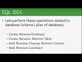 SQL DDL queries - RDBMS Concepts