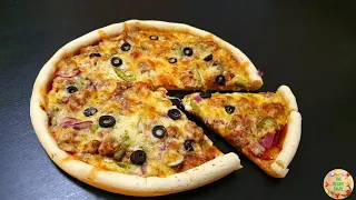 No yeast pizza dough makes an easy gluten free pizza crust for you to add your favorite toppings to!. 