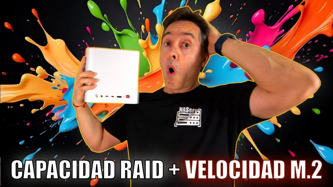 ¡VELOCIDAD Y CAPACIDAD! Almacenamiento híbrido NVMe + RAID con CONEXIÓN DIRECTA USB4/Thunderbolt
